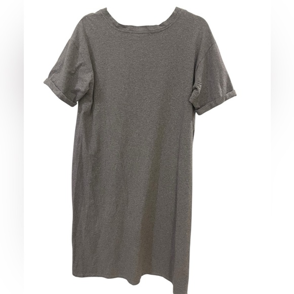 Eileen Fisher jersey cap sleeve dress gray small - Picture 3 of 9